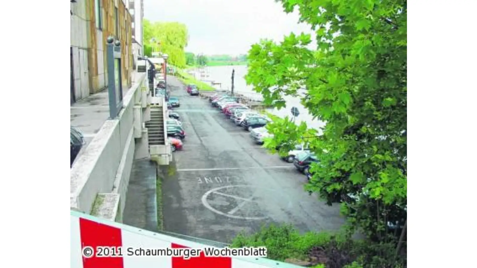 Privatparken am Weserufer verboten (Foto: ste)