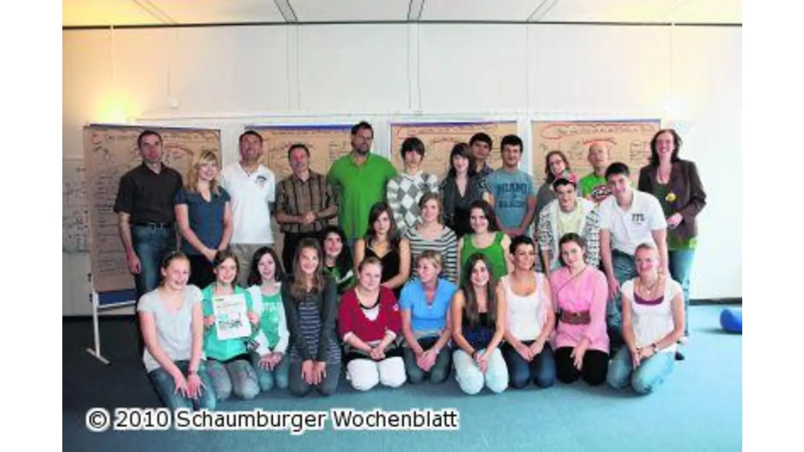 Die Schüler zeigen großen Einsatz (Foto: rp)