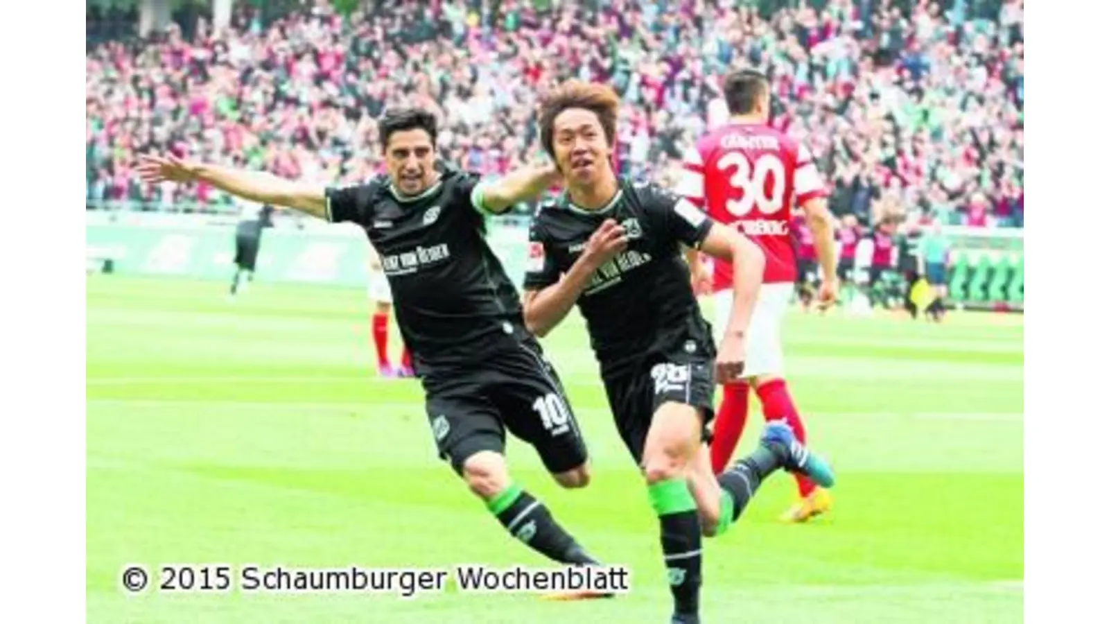 Fans bejubeln den Klassenerhalt ausgelassen (Foto: red)
