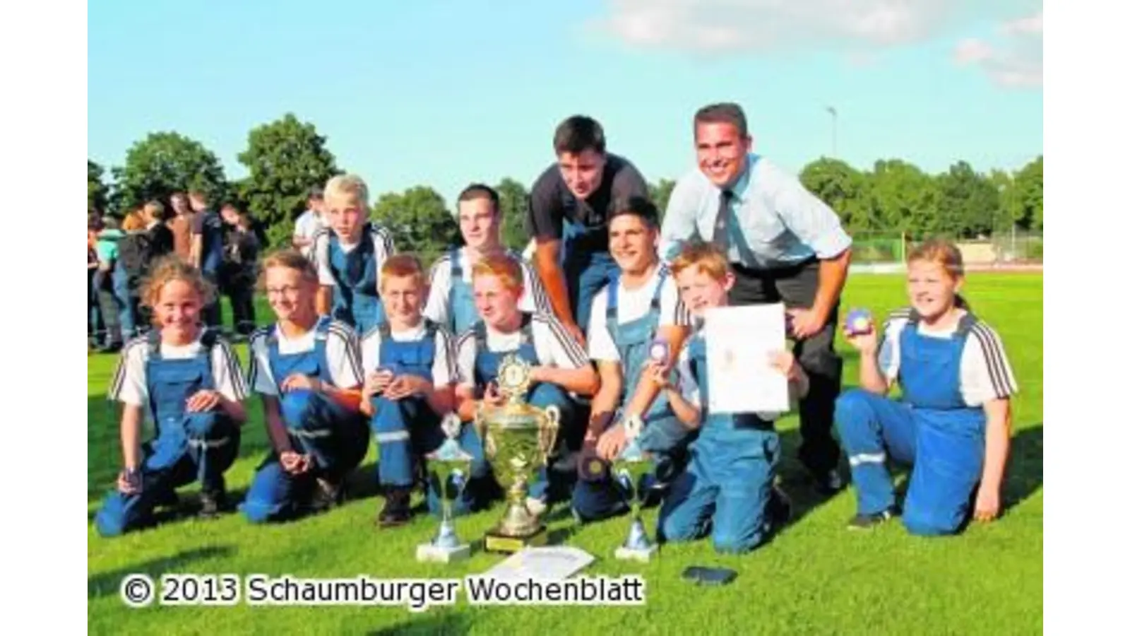 Doppelsieg in Weyhe für die Jugendfeuerwehr Möllenbeck (Foto: em)