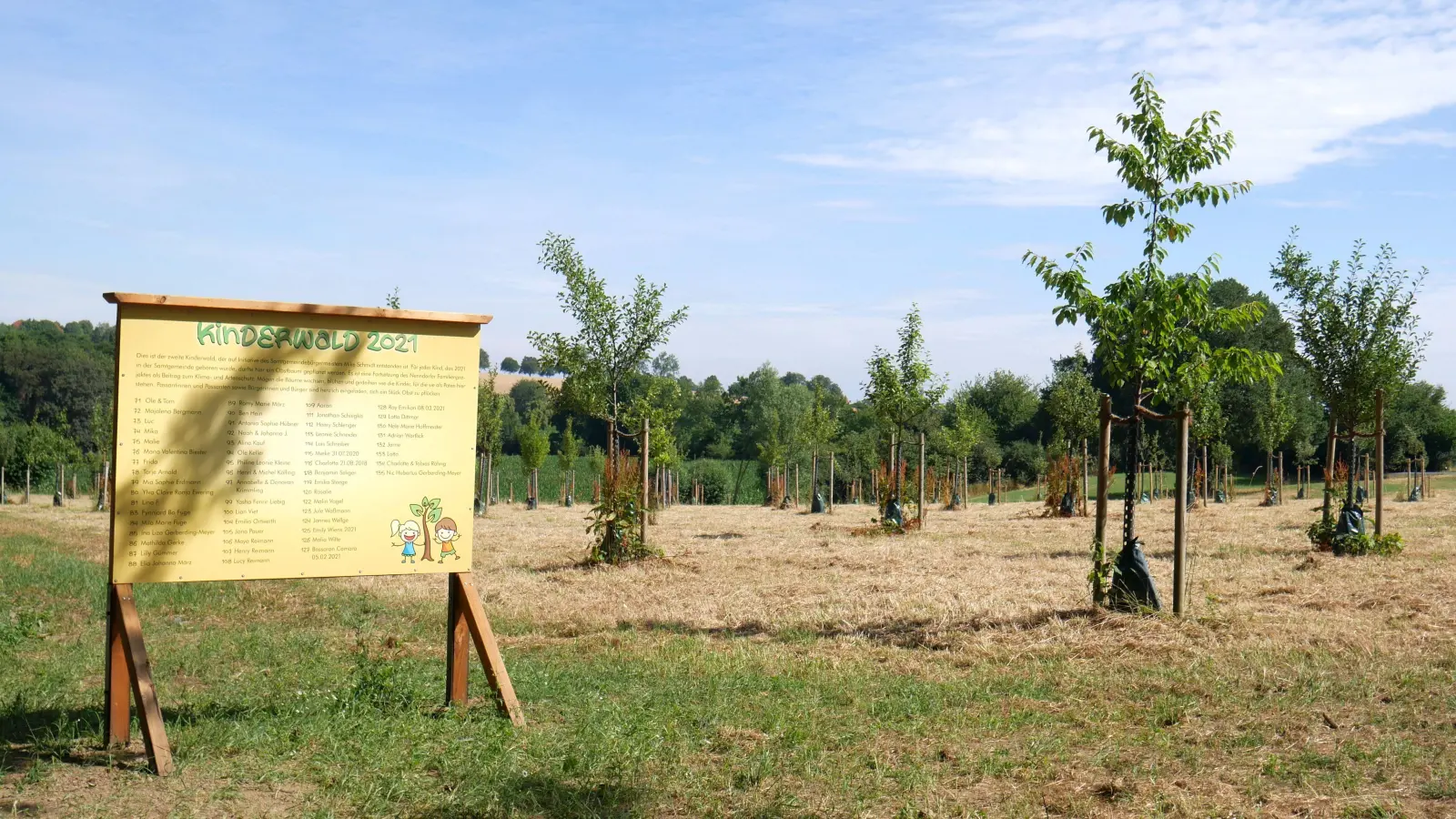 Die Streuobstwiese vom Kinderwald am Erlengrund. (Foto: gk)