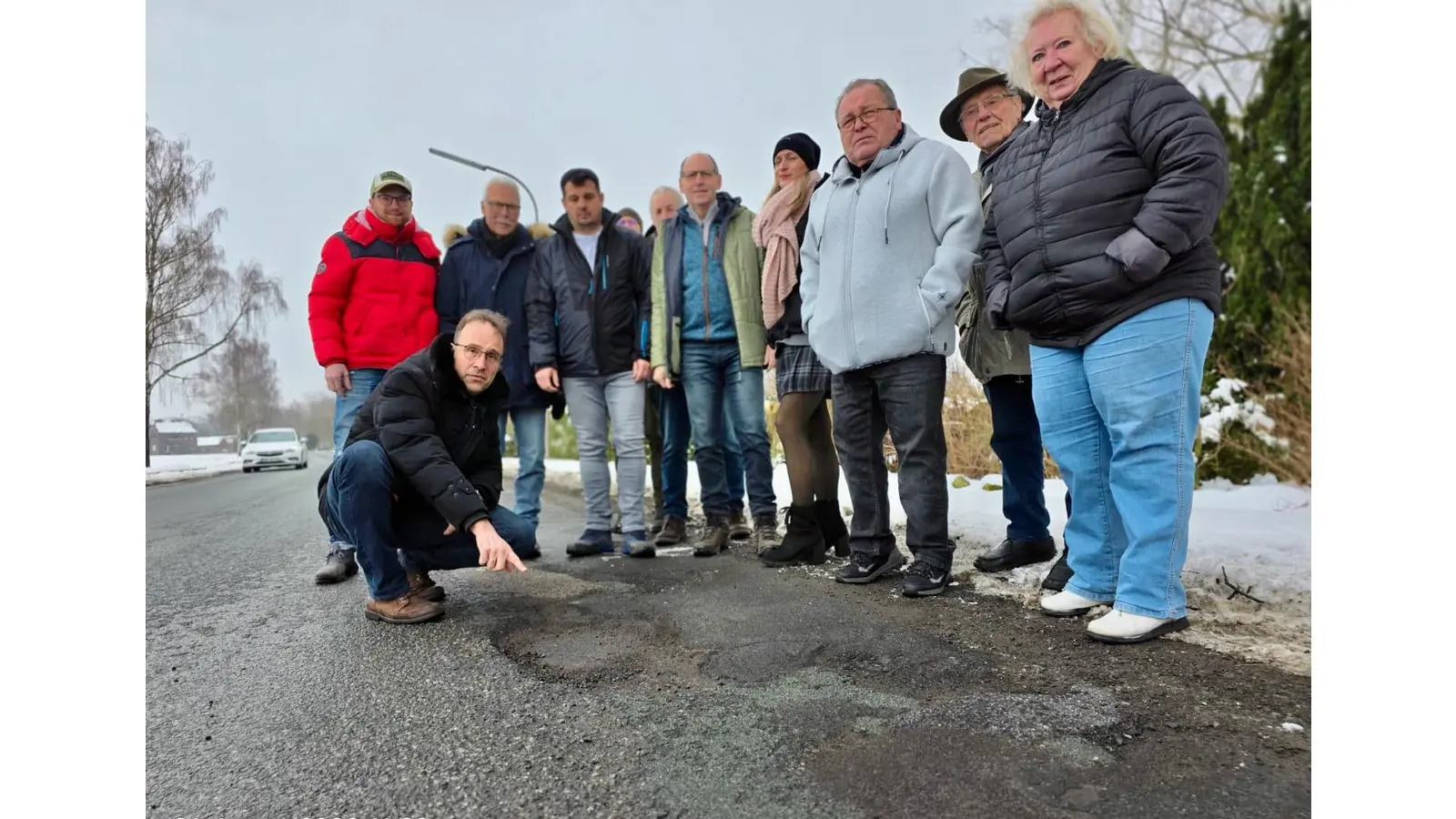 Der Zustand der L445 bereitet dem Auhäger Rat große Sorgen (Foto: privat)