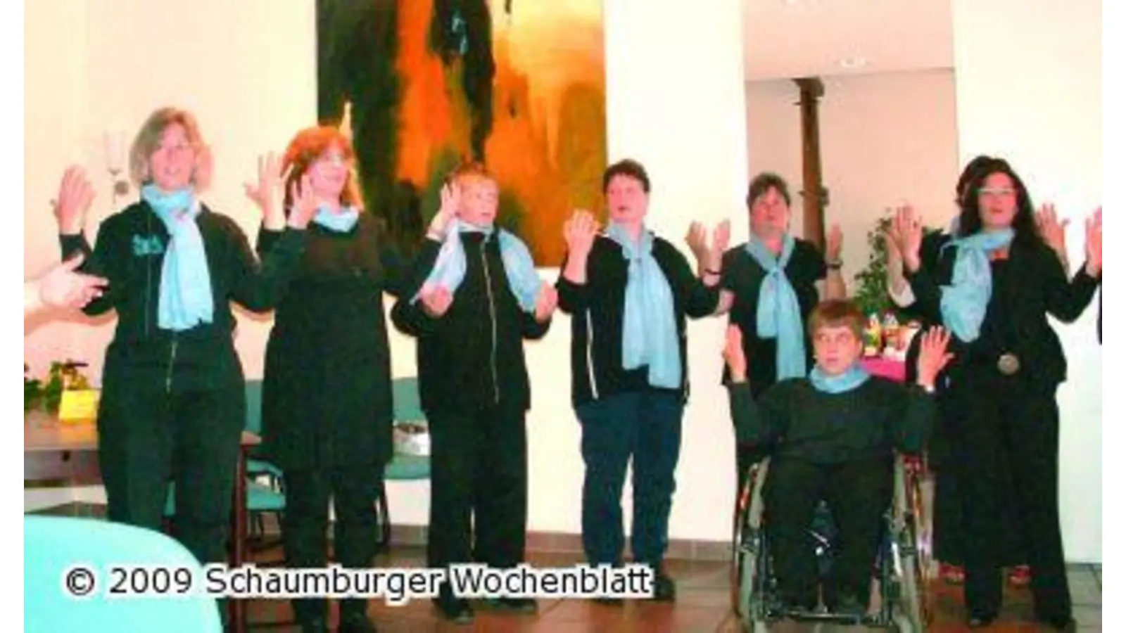 Eine Brücke zwischen Gesang und Gebärde (Foto: nb)