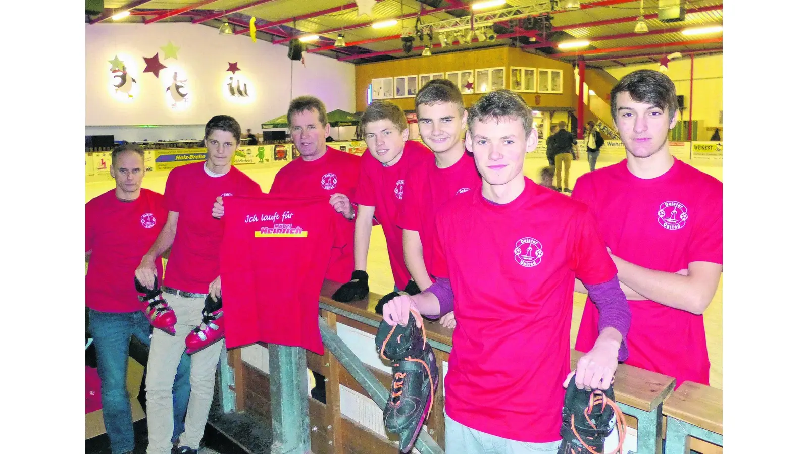 In roten T-Shirts auf Rekordjagd (Foto: al)