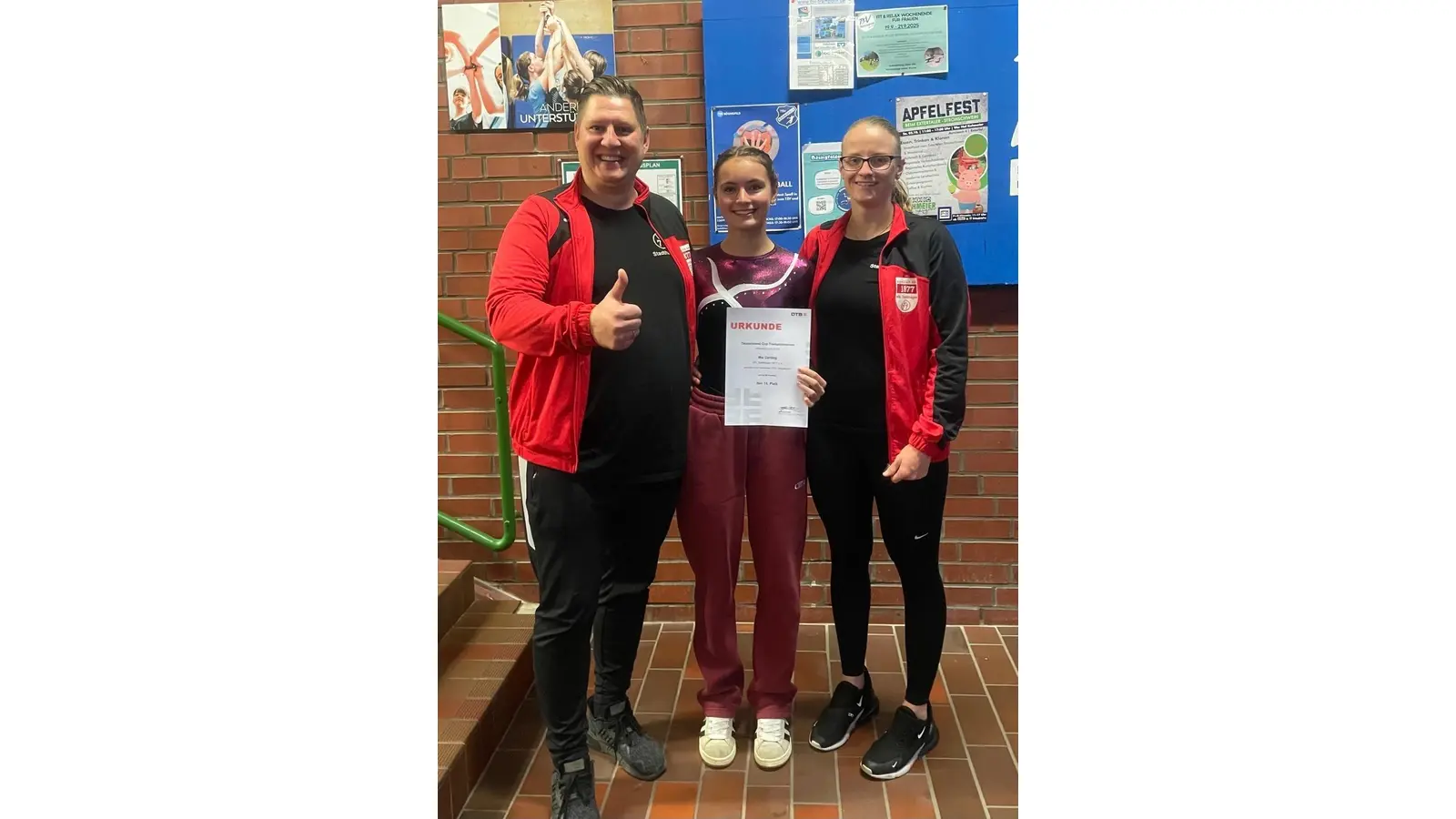 Mia Cording überzeugt beim Deutschland-Cup im Trampolinturnen.  (Foto: privat)
