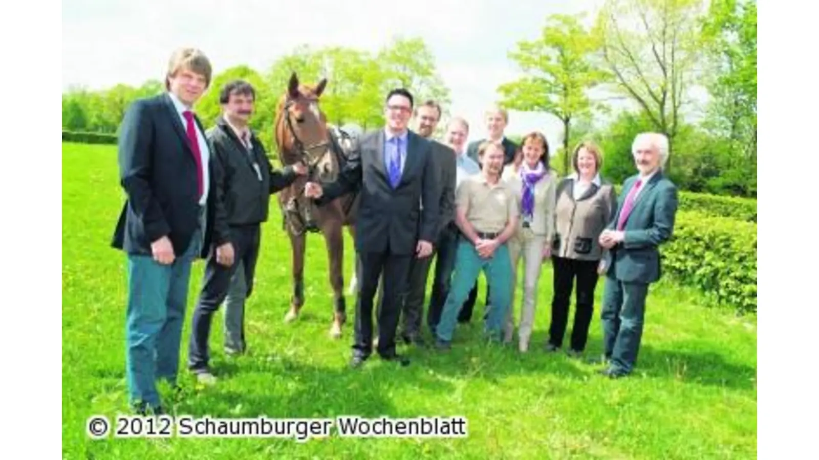 Pferd und Reiter messen sich beim Traditionsturnier (Foto: wa)