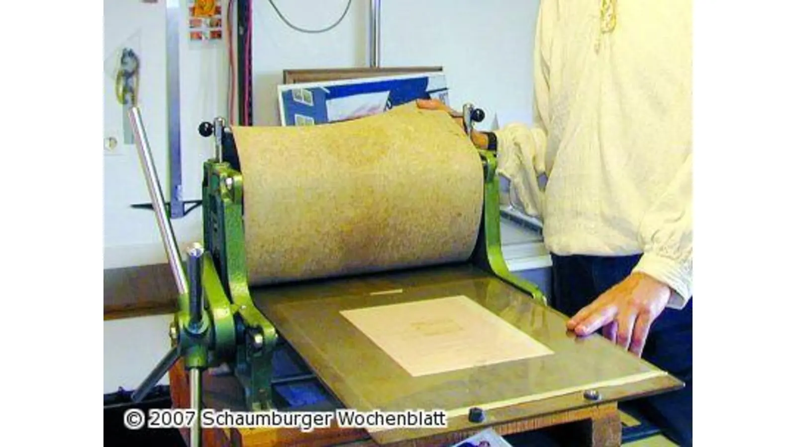 Druckgrafik-Kurs bei der Volkshochschule (Foto: km)