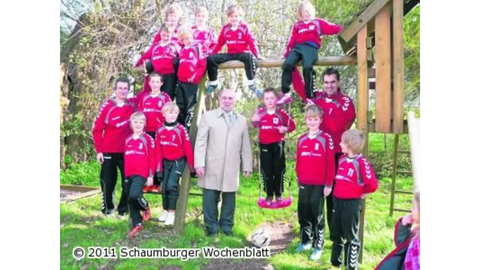 Eifer der Erfolgsmannschaft wird mit Trikotsatz belohnt (Foto: al)