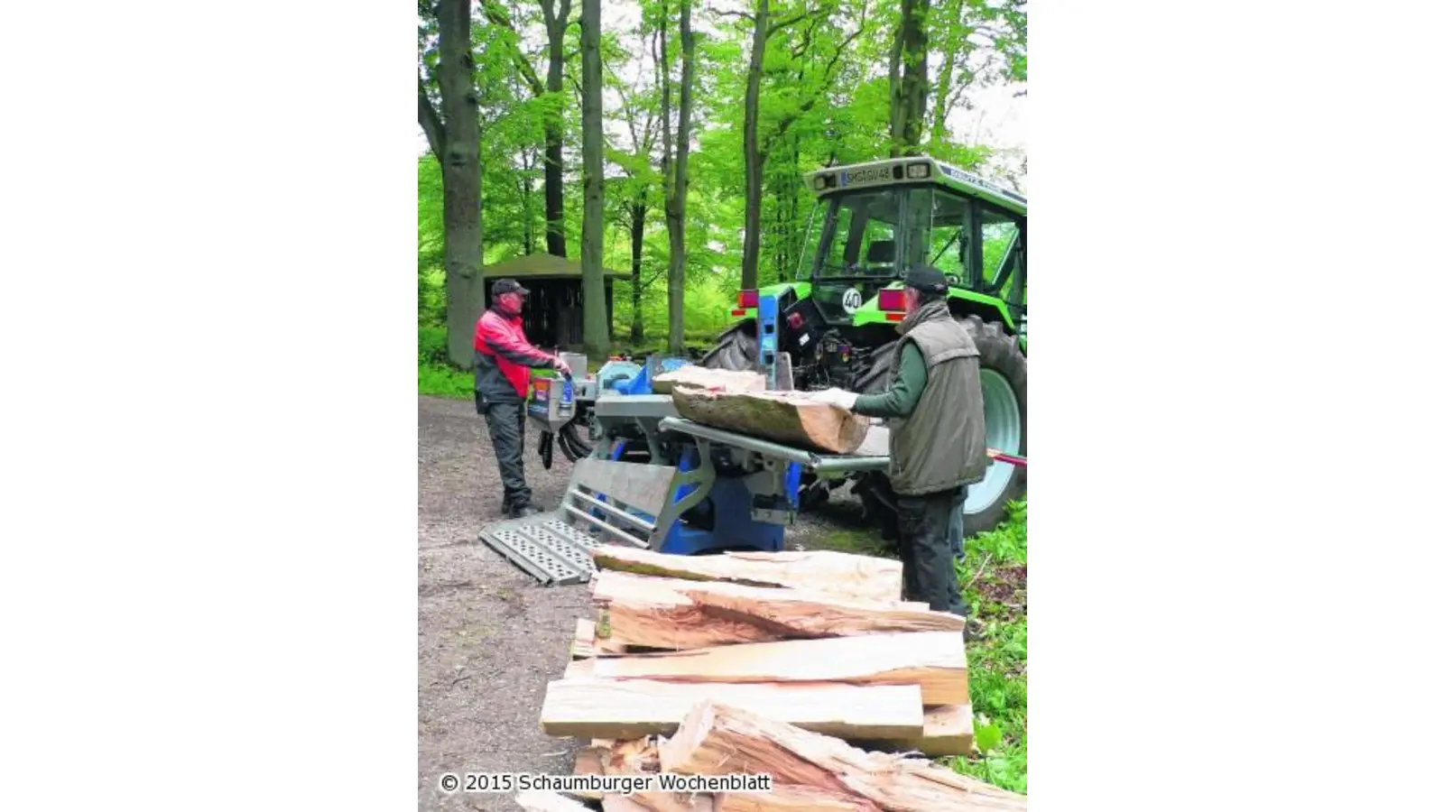 Tief im Stollen und hoch über Bäumen (Foto: red)
