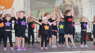 Prima gemacht: Die Kindertanzgruppe des TuS Wunstorf.  (Foto: gi)