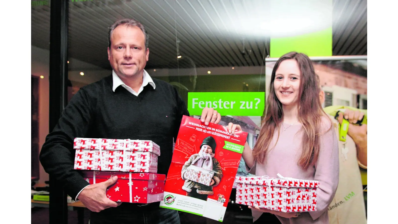 Ein Päckchen voller Freude für die Kinder (Foto: bb)