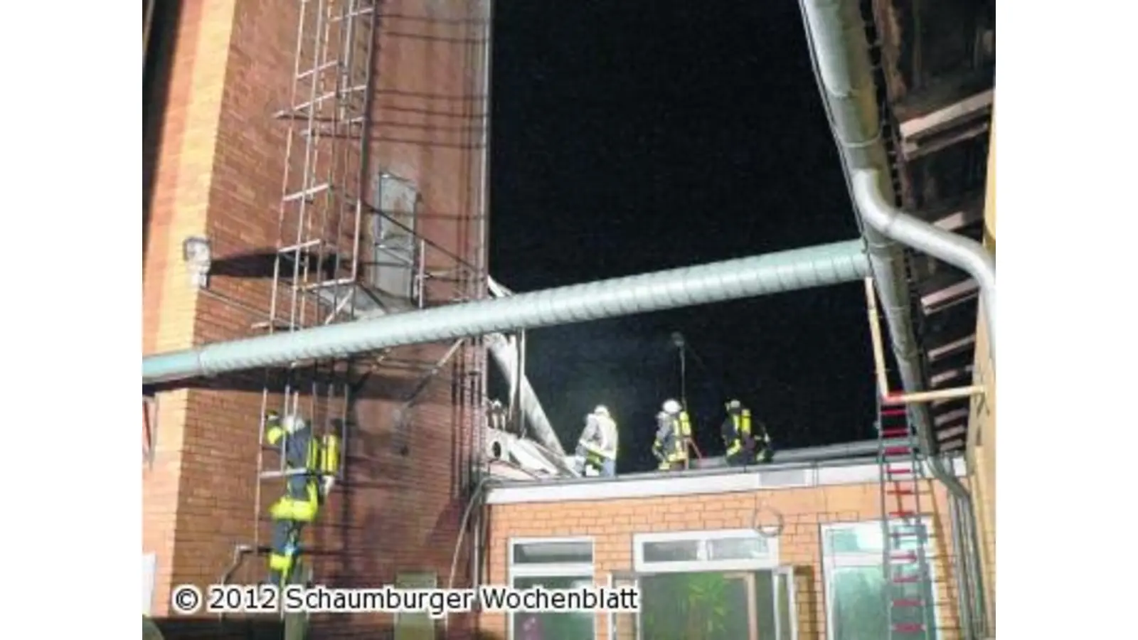 Schnell geholfen und den Schaden begrenzt Unternehmen lobt Kameraden der Freiwilligen Feuerwehr (Foto: al)
