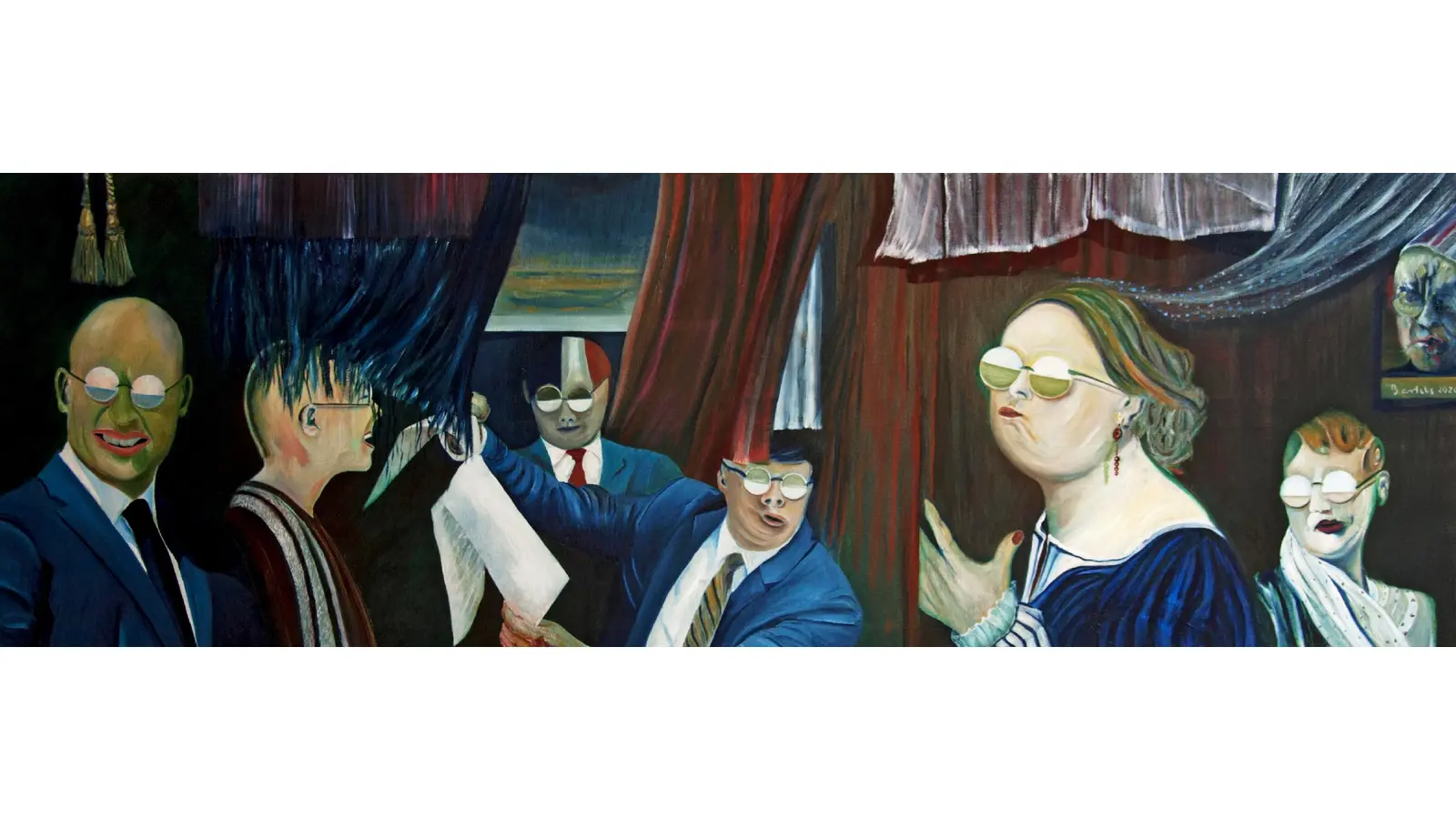 Unter anderem Werke von Hannes Bartels sind in der Ausstellung zu sehen.  (Foto: privat)