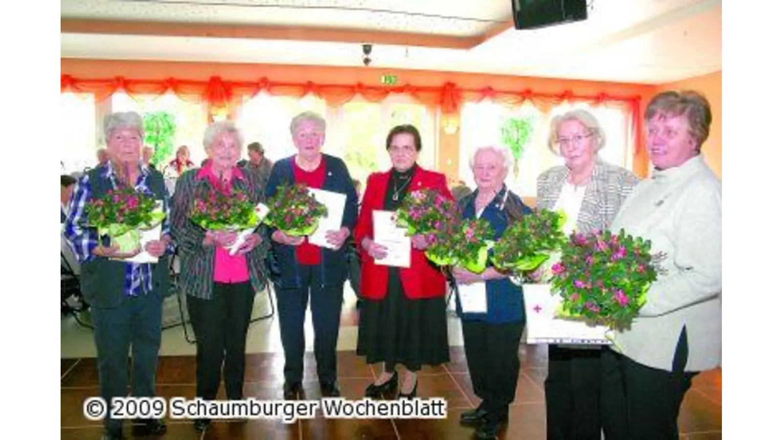 Ungewöhnlich viele Jubilare (Foto: ih)