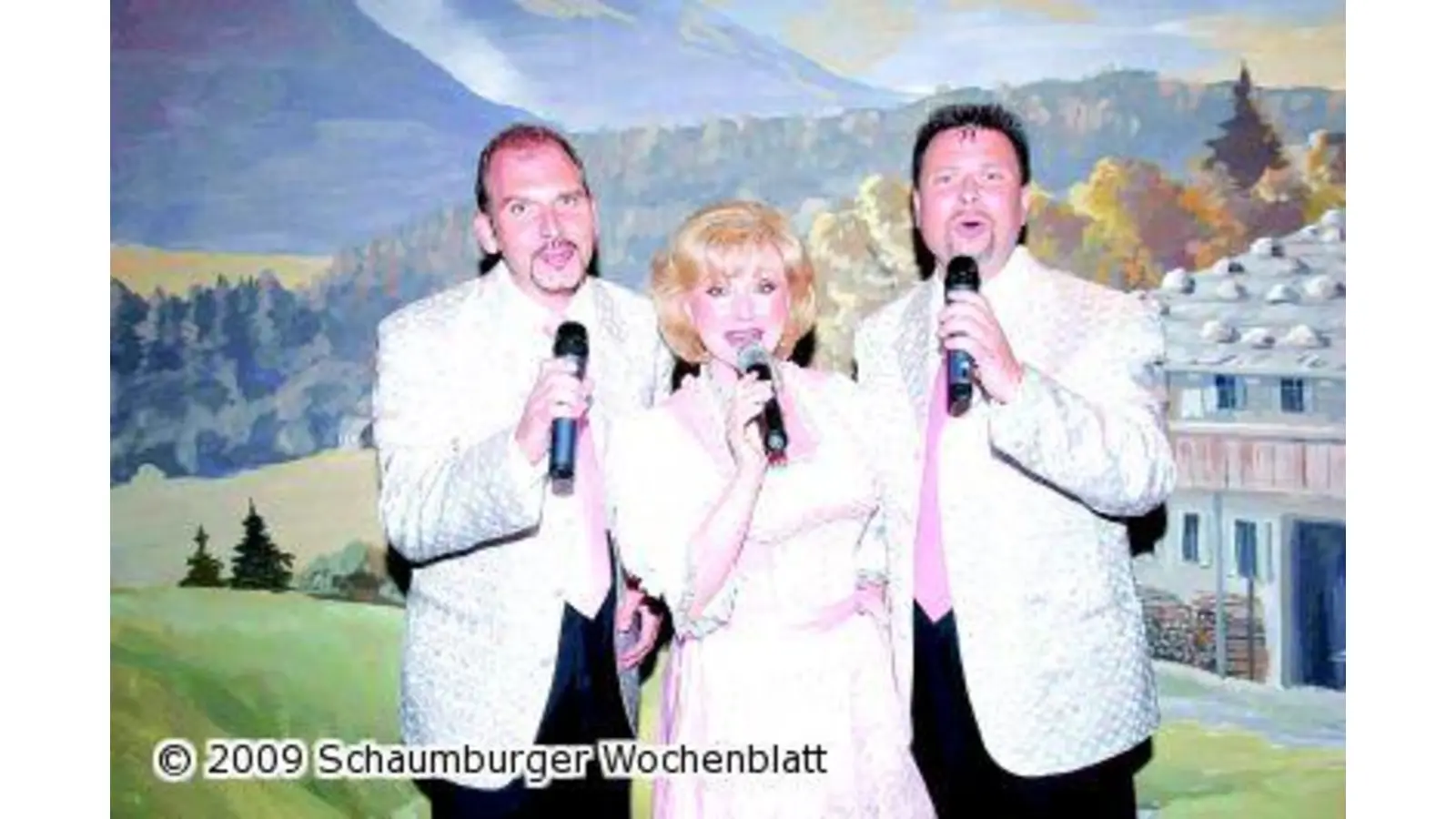 Das fröhliche Kleeblatt der Volksmusik zu Gast (Foto: red)