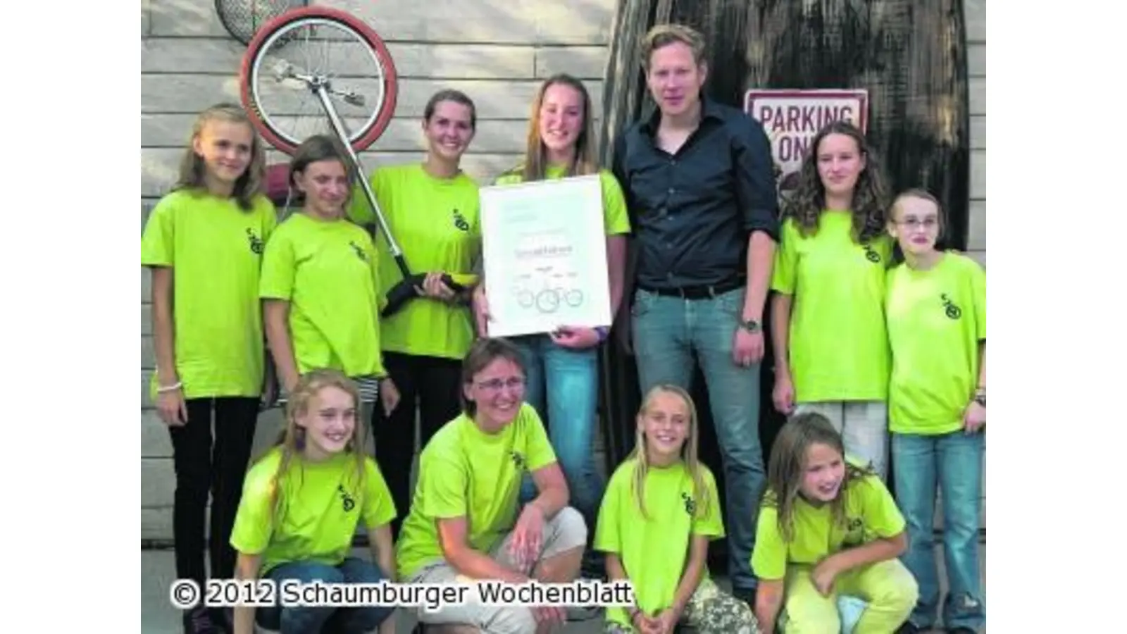 SAT 1-Gewinner ist die Kreuzrieher Einrad-Gruppe (Foto: red)
