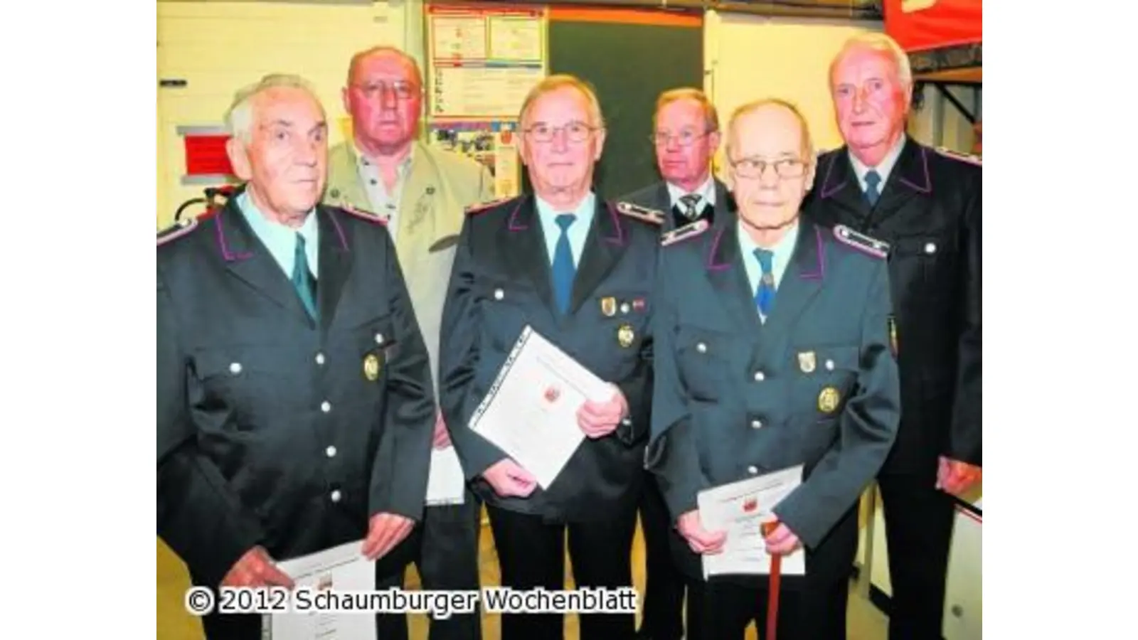 Feuerwehr ernennt elf Ehrenmitglieder (Foto: wtz)