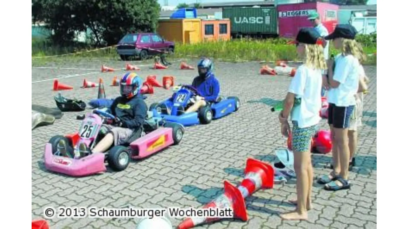 Viele Fahrer zum ersten Mal am Steuer (Foto: km)