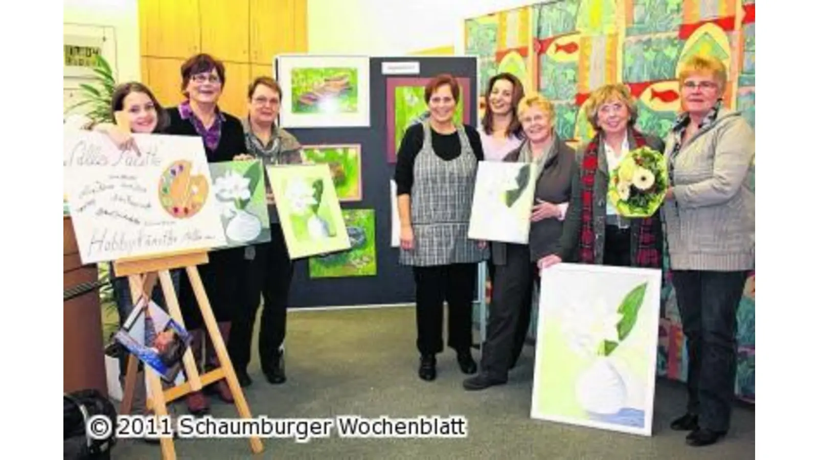 In dieser Ausstellung ist alles Palette (Foto: red)