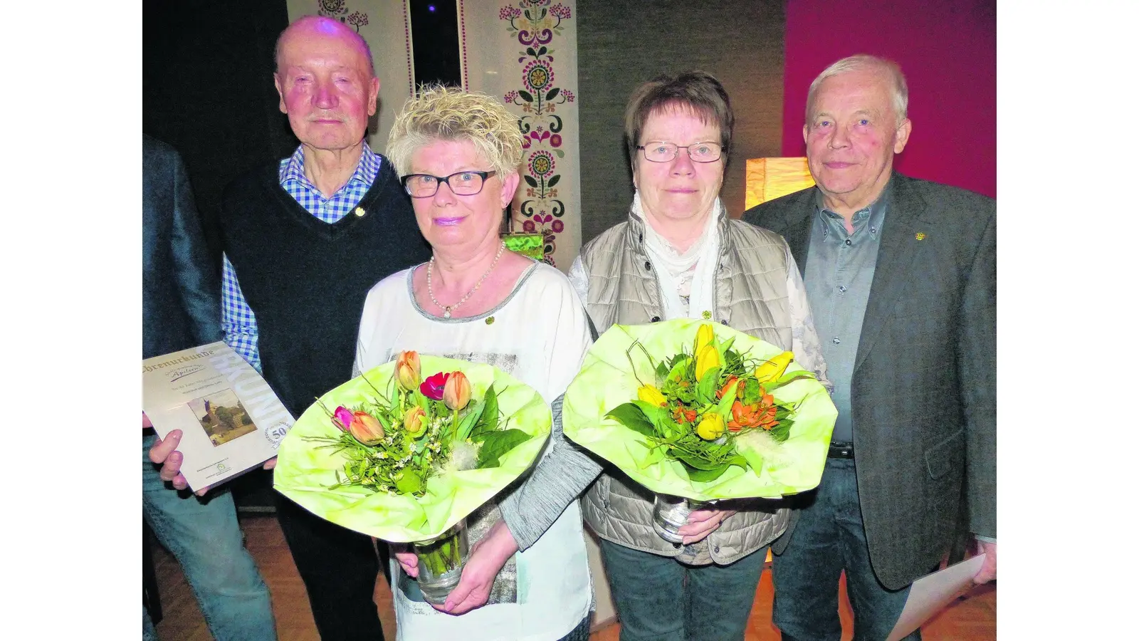 Ein Schlossherr wird auch Mitglied (Foto: al)