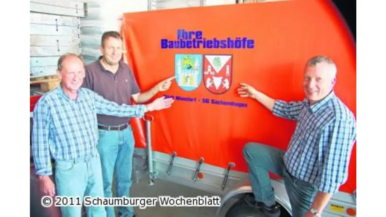 Fahrzeuge jetzt einheitlich beklebt (Foto: gi)