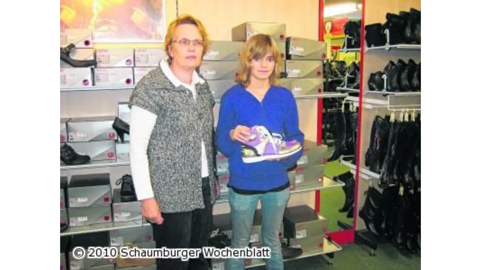 Schuhe kaufen und Taschengeld absahnen (Foto: wa)