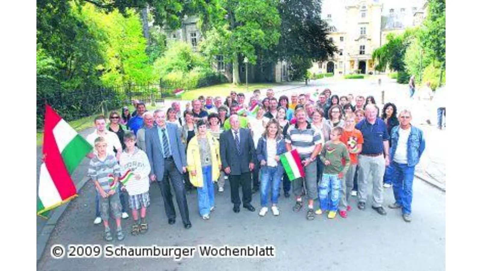 Delegation aus Ungarn zu Besuch im Bückeburger Schloss (Foto: red)
