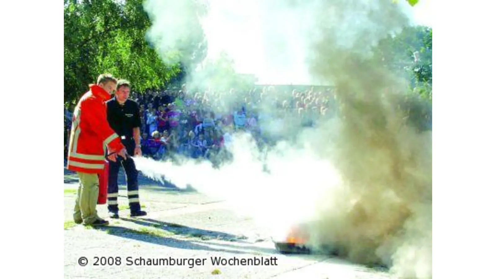 Feuerwehr schult die Mitarbeiter der Stadt (Foto: ste)