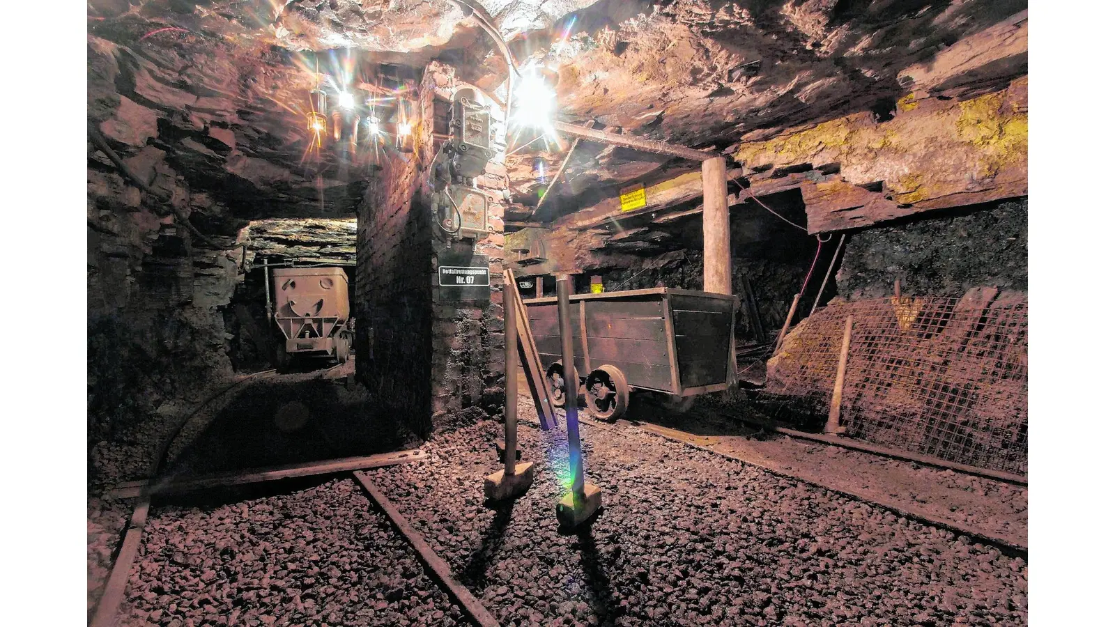 Spaziergang bis zur Sprengstoffkammer (Foto: red)