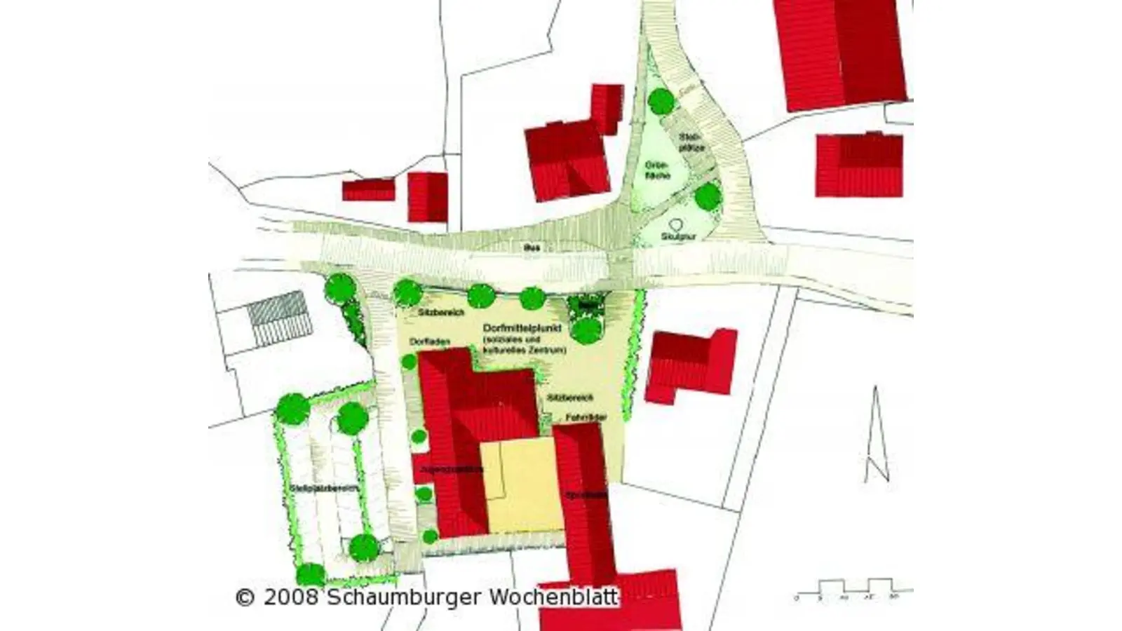 Dorferneuerung nimmt Gestalt an (Foto: tt)
