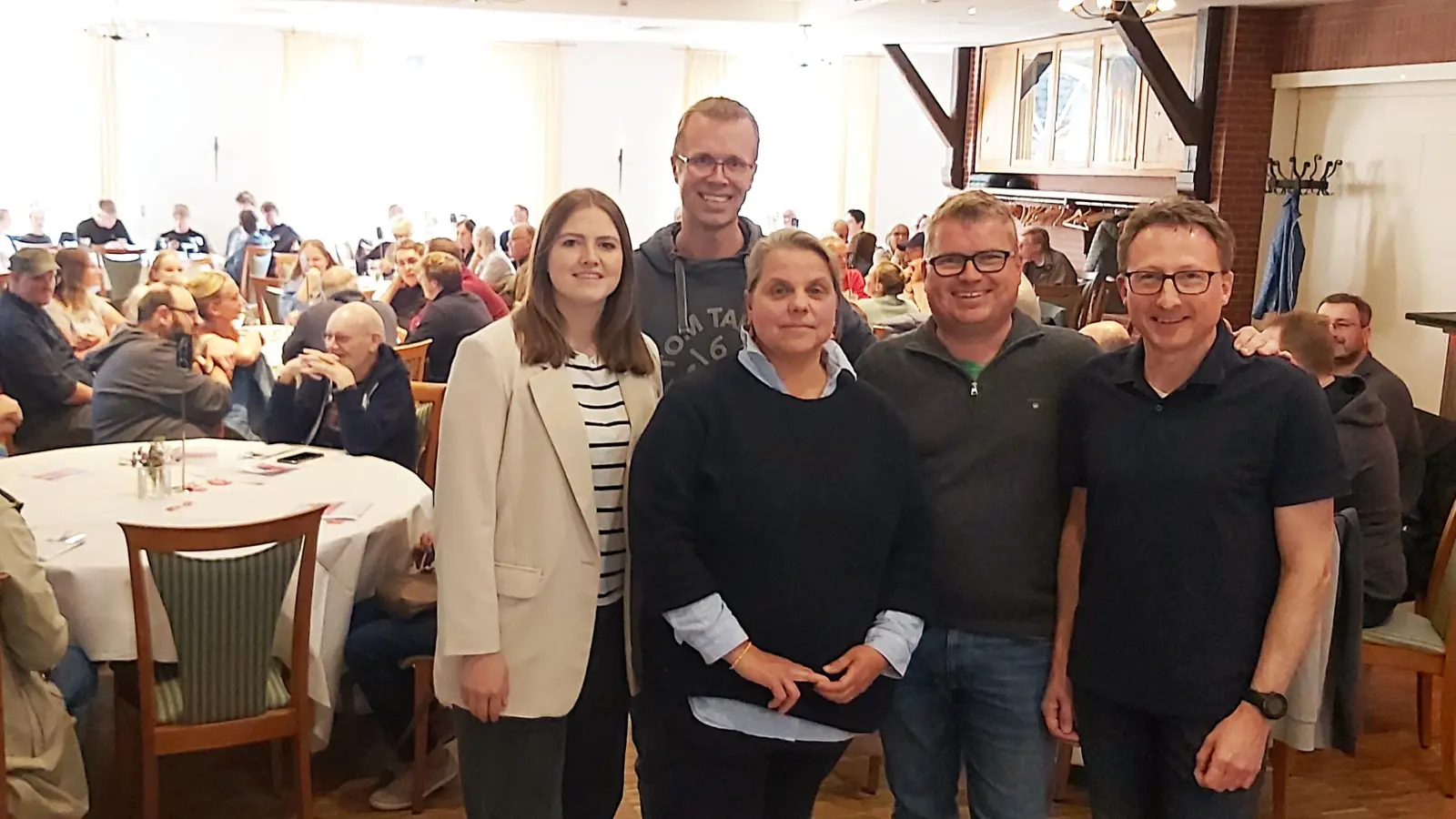 Die Initiatoren zur Vereinsgründung: Ronja Oltrogge, Andreas Renner, Birthe Volker, Jan Twele, Stephan Wille. (Foto: gk)