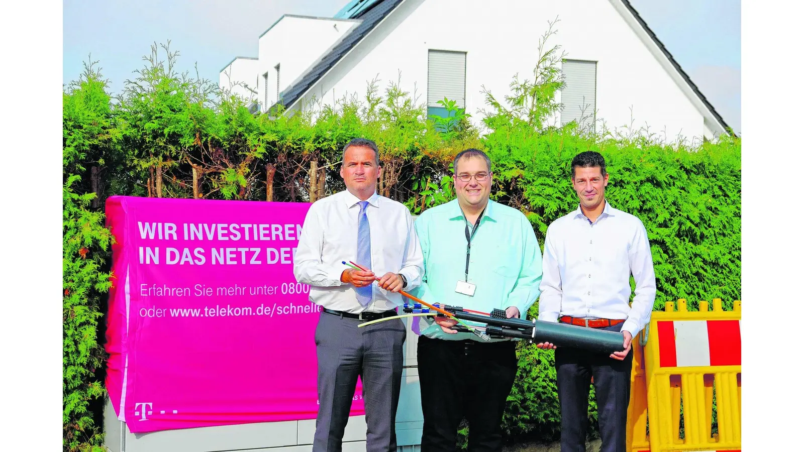 In Riepen wird die DSL-Autobahn fertig (Foto: jl)
