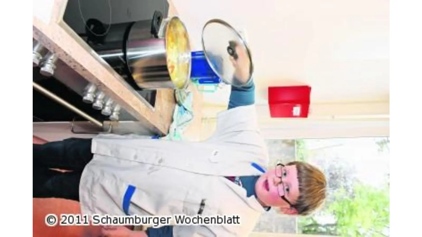 Stundenplan gegen Speiseplan getauscht (Foto: mh)