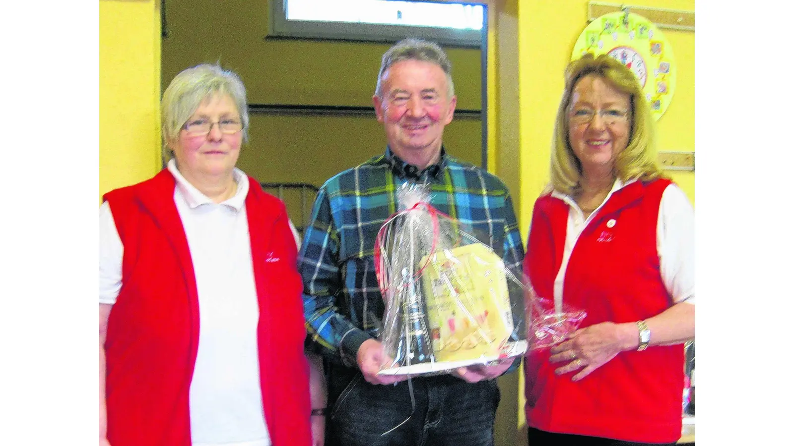 Unverhoffter Jubilar beim DRK (Foto: al)