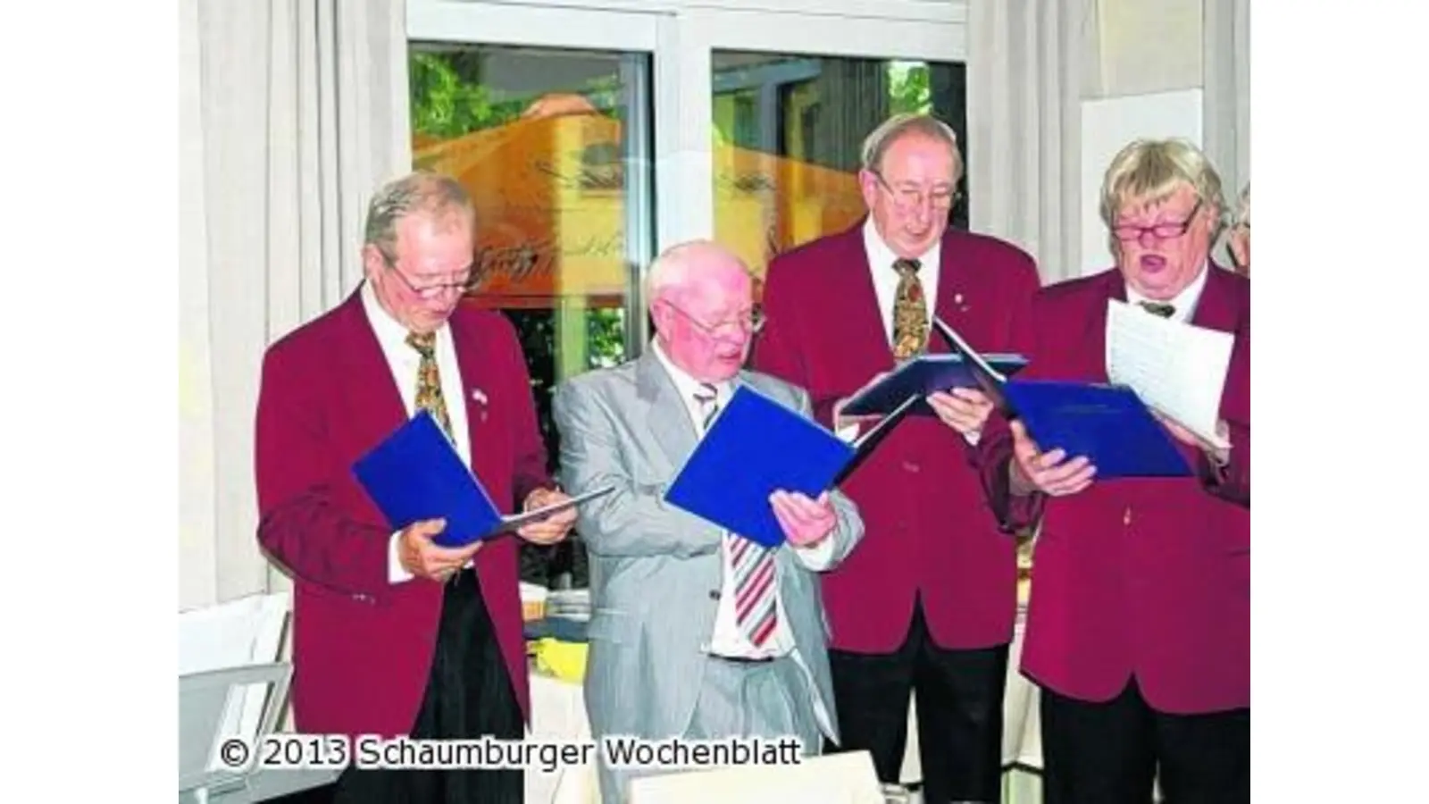 August Hoppe singt seit 72 Jahren (Foto: ste)