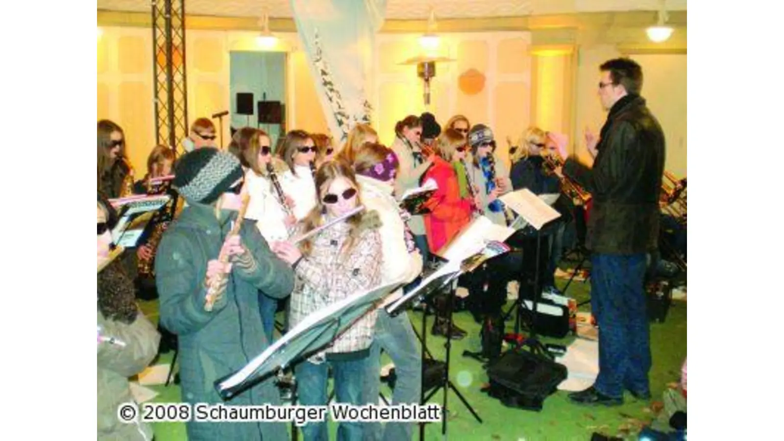 Schwerstarbeit für den Weihnachtsmann (Foto: red)