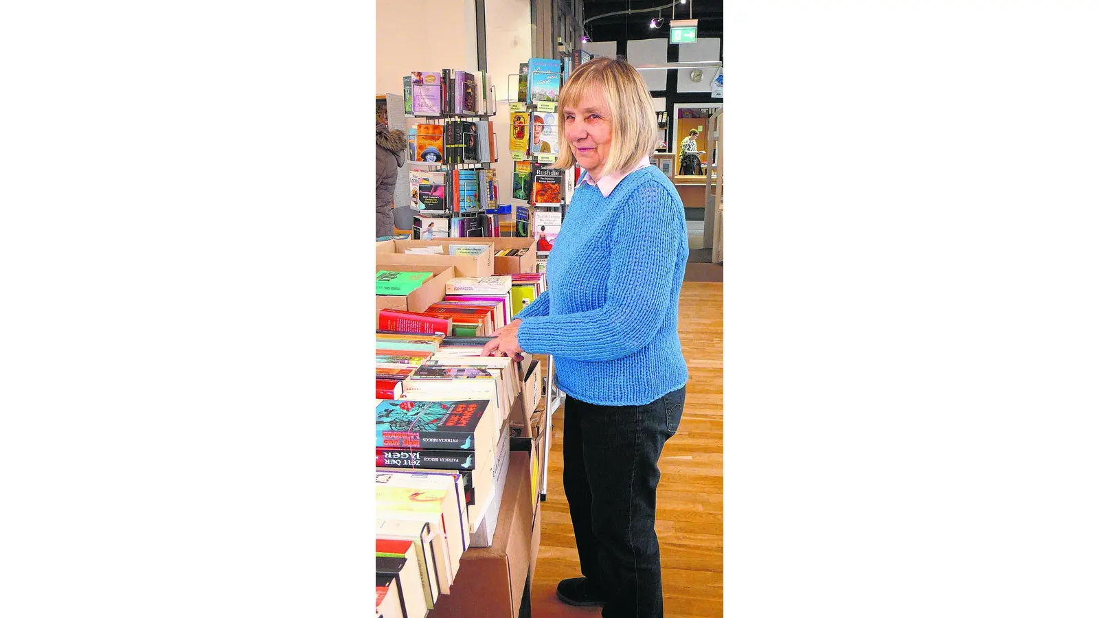 Büchertrödelmarkt in der Stadtbücherei (Foto: bb)