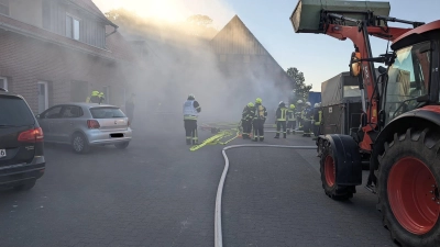 Rauchentwicklung: Einsatzübung in Altenhagen. (Foto: Feuerwehr)