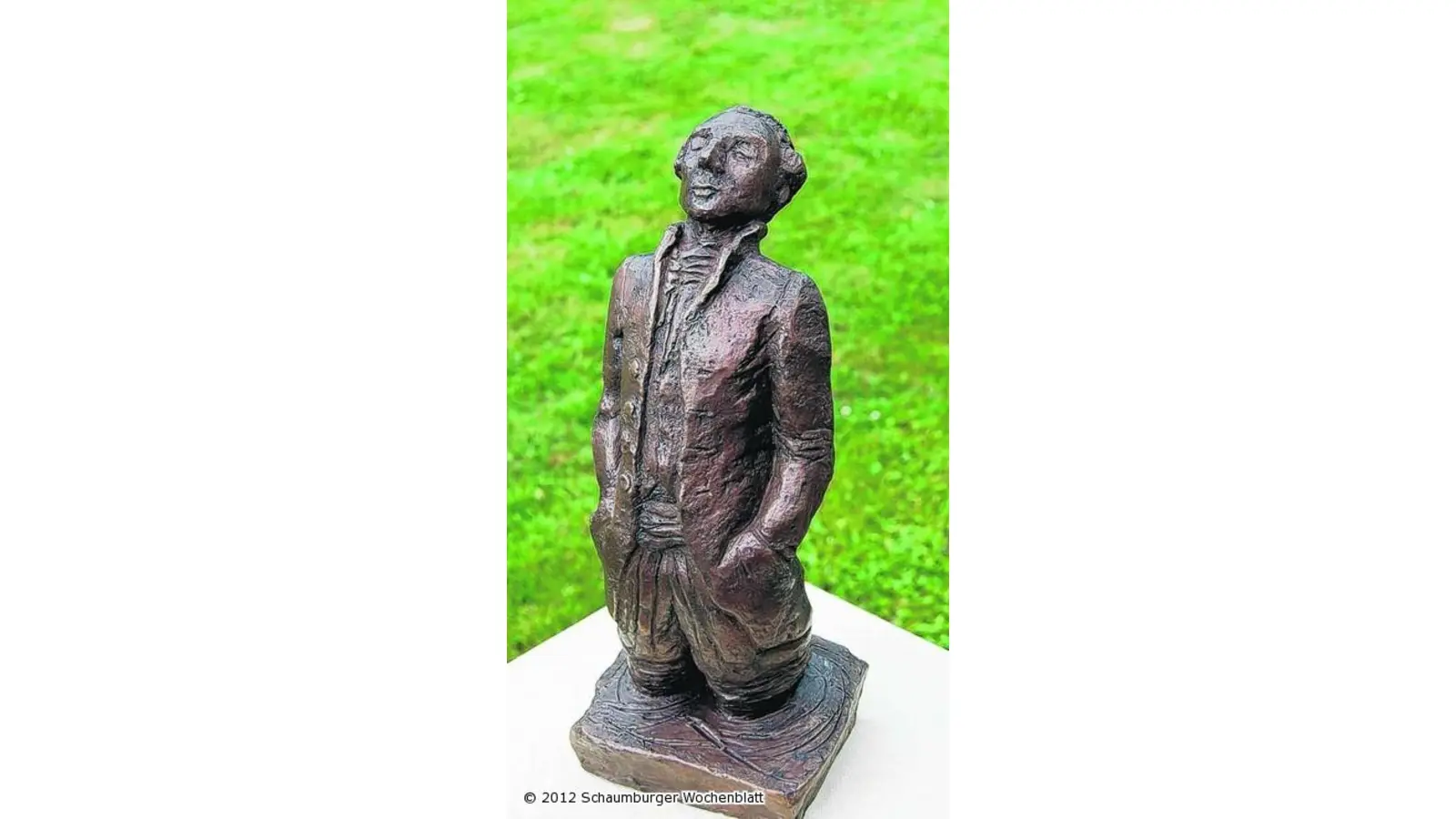 Herr Goethe steht in der Exter (Foto: km)