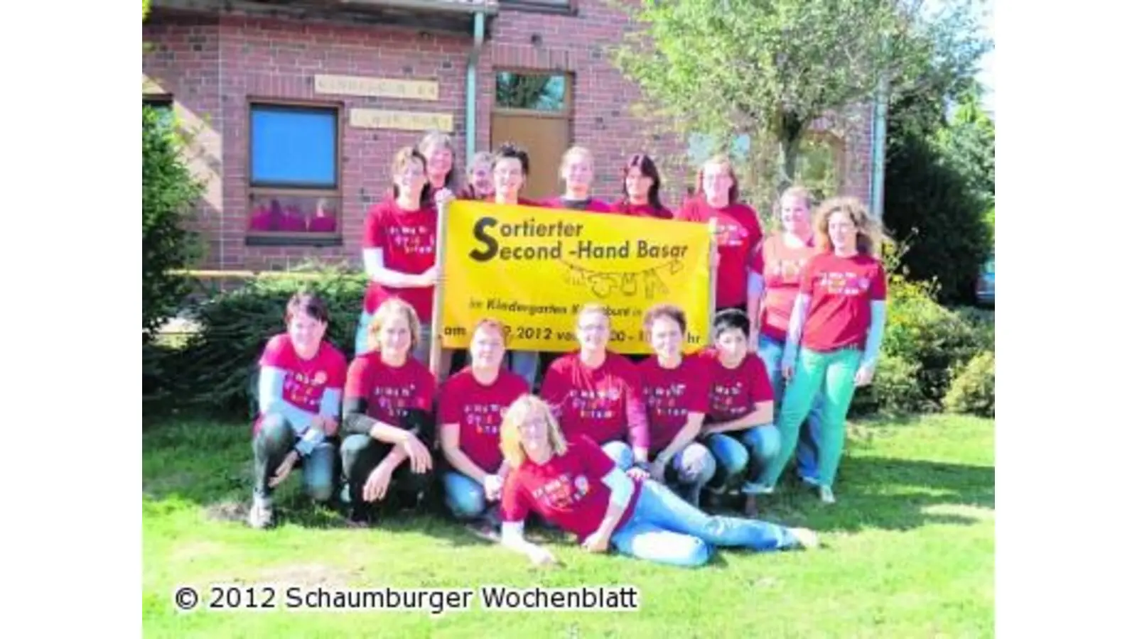 Sechs Gründe für den Basar Organisationsteam aus Apelern blickt zurück auf sechs erfolgreiche Jahre (Foto: em)