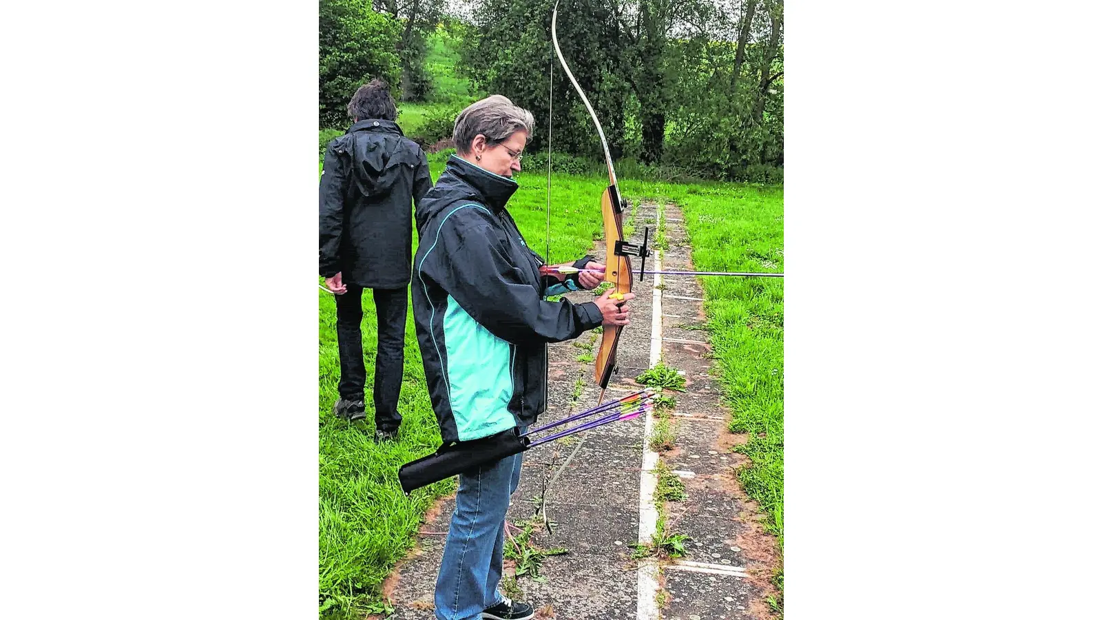 Ganz genau ins Schwarze treffen (Foto: gr)