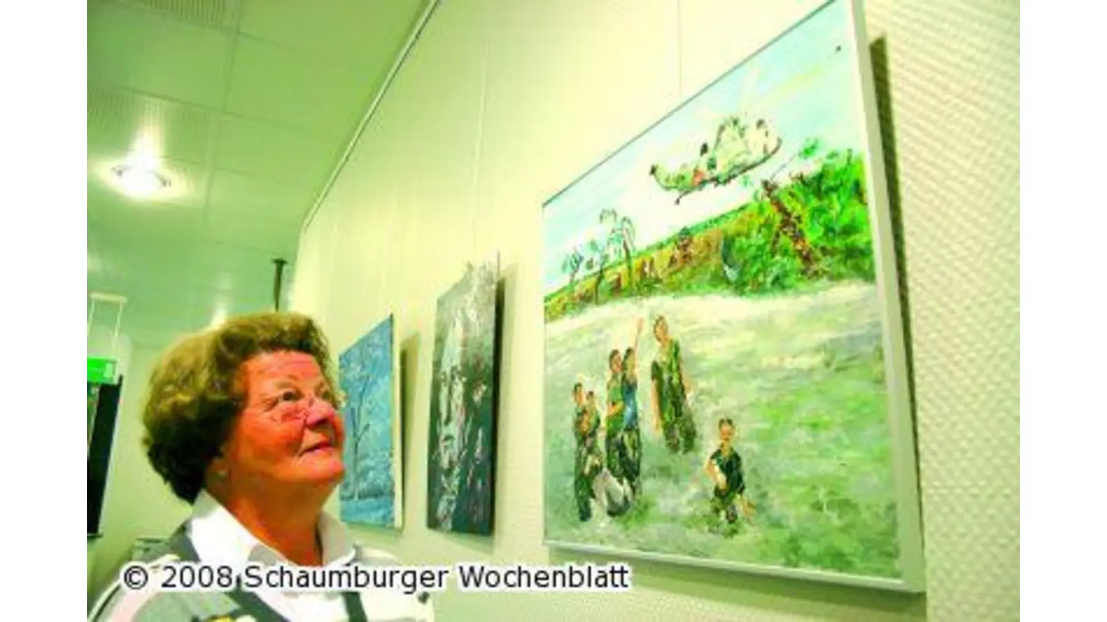 Von den Gedanken auf die Leinwand (Foto: mr)