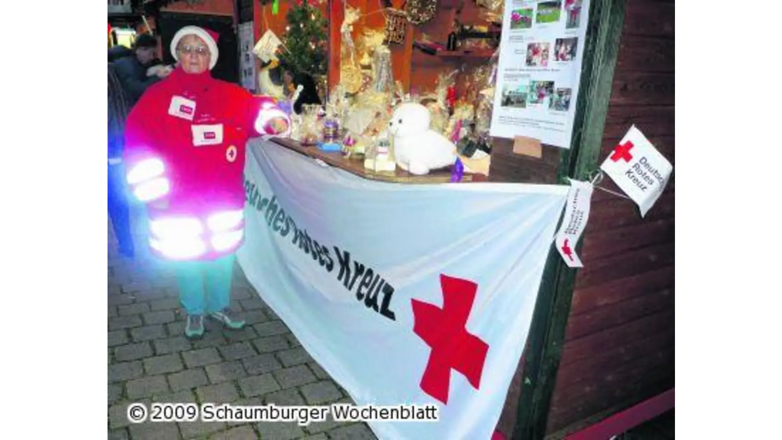 DRK-Weihnachtshütte für Gore-Tex-Jacken (Foto: ste)