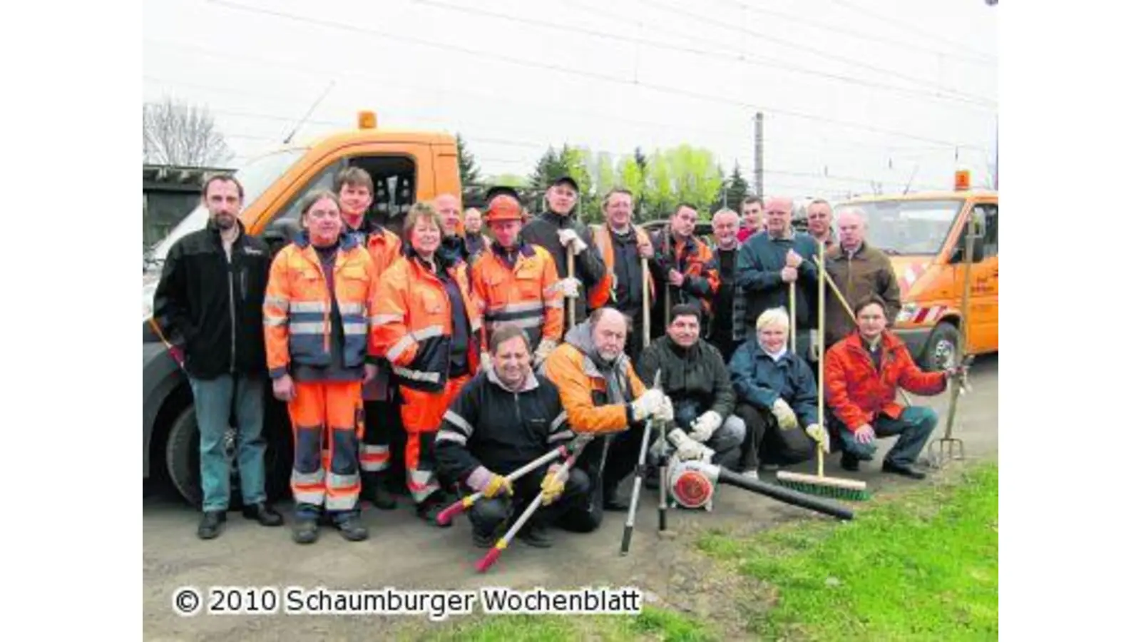 Frühjahrsputz lässt den Bahnhof wieder strahlen (Foto: jl)