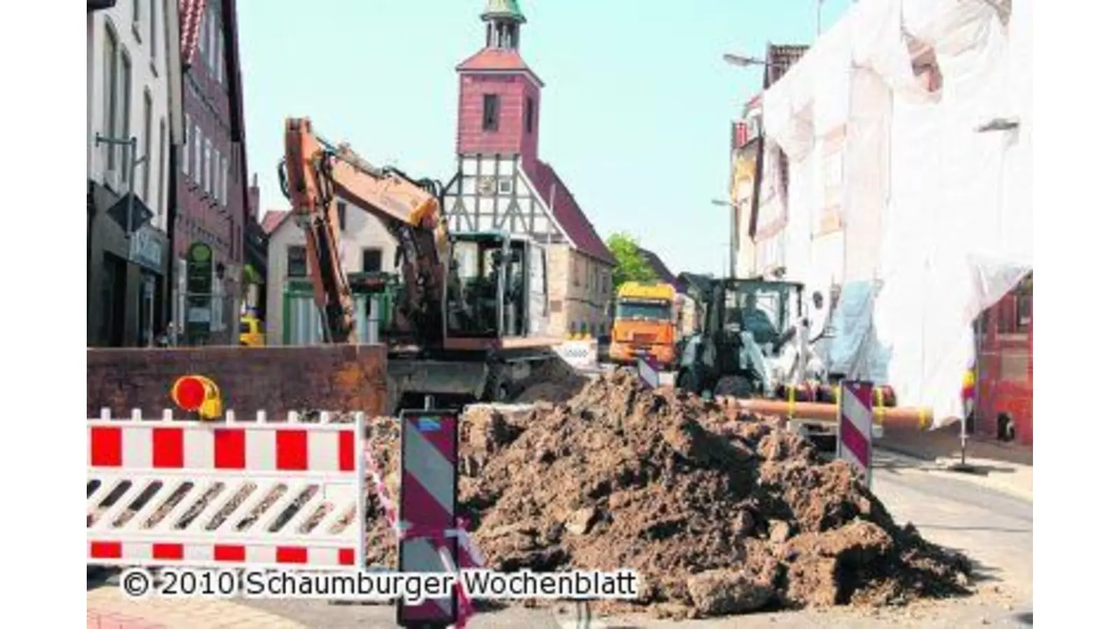 Umbauarbeiten des Marktplatzes (Foto: gi)