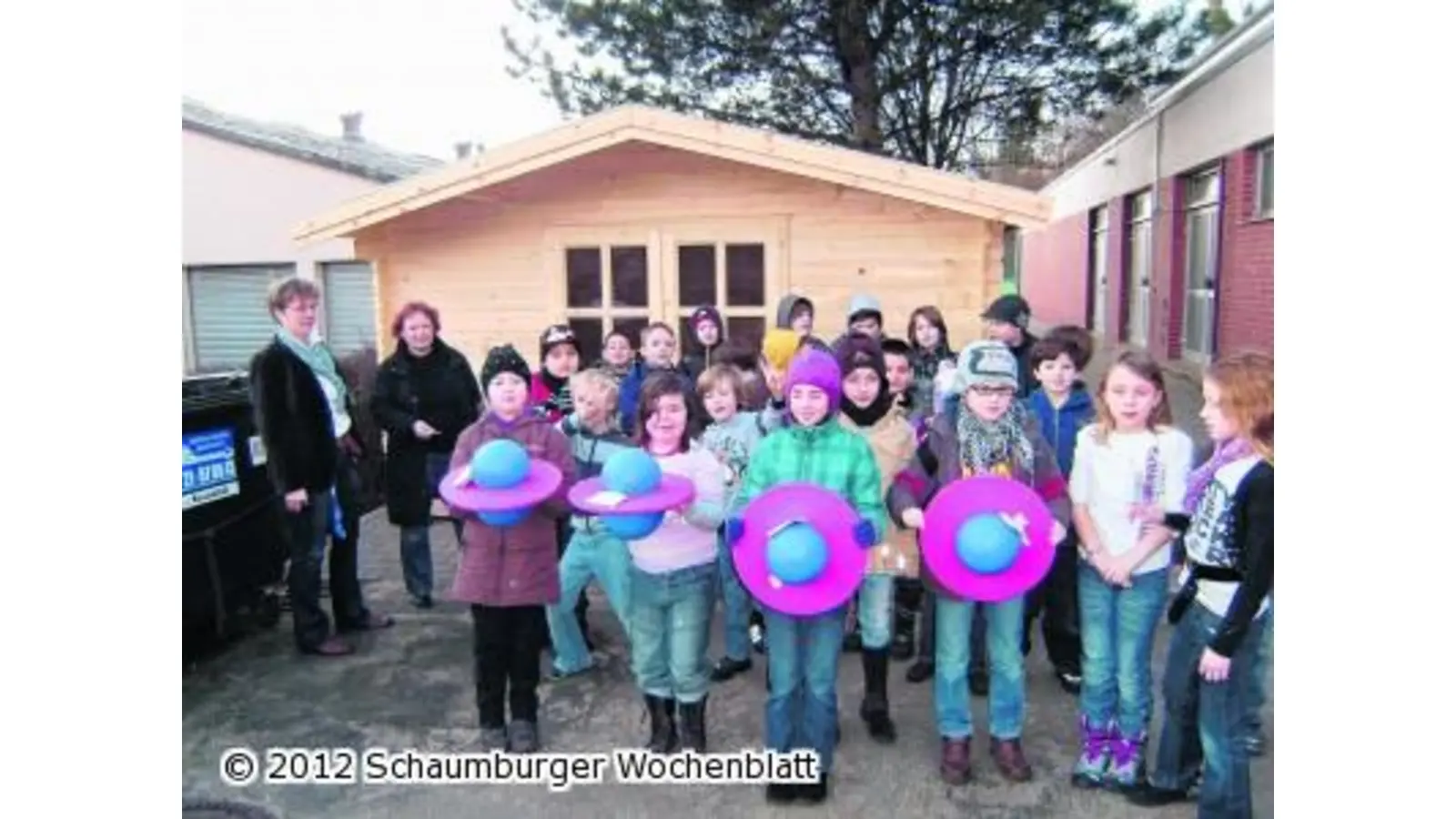 Schüler erleben eine besondere Überraschung (Foto: ste)