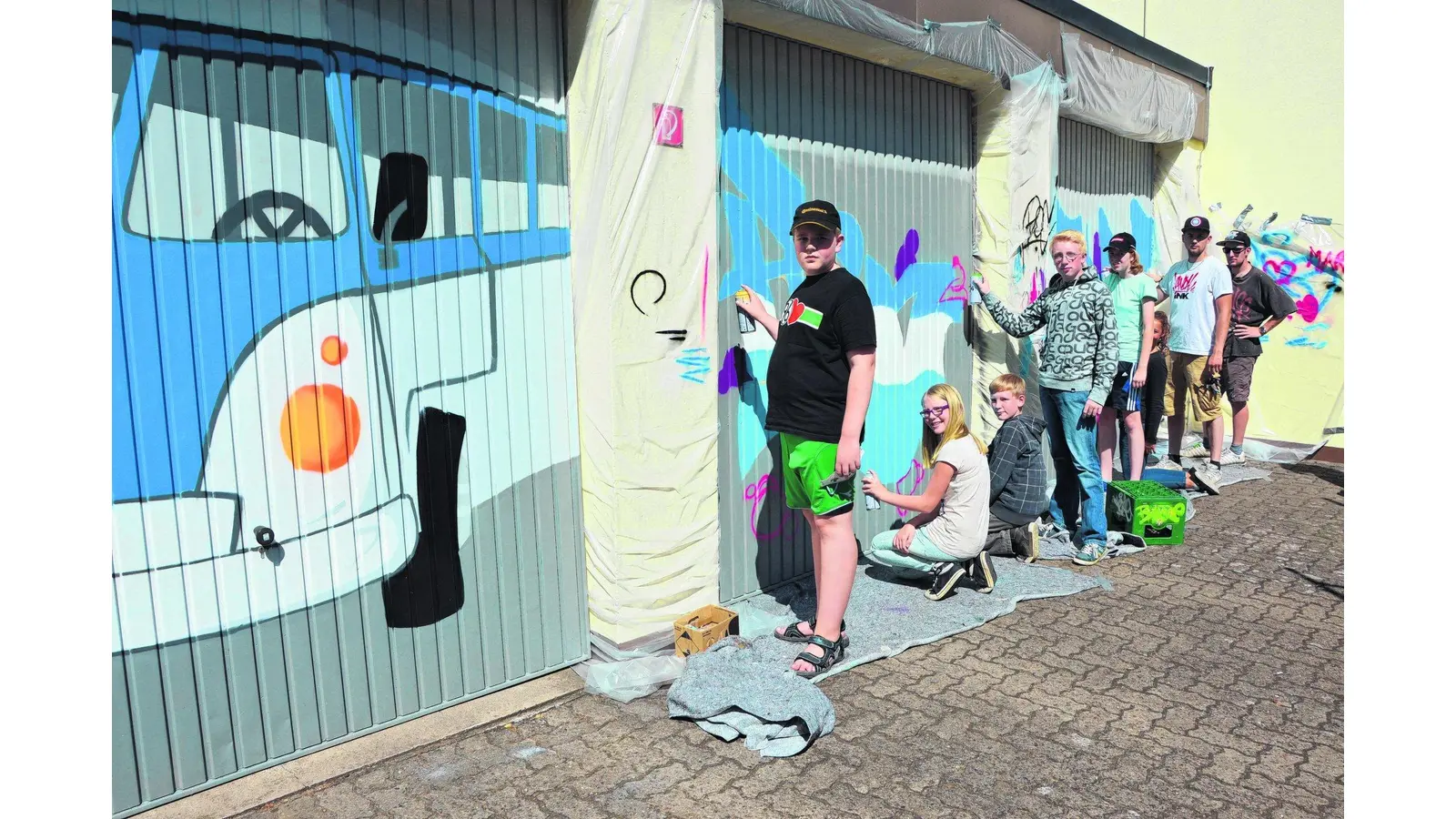 Besondere Location für Sprayer (Foto: ste)