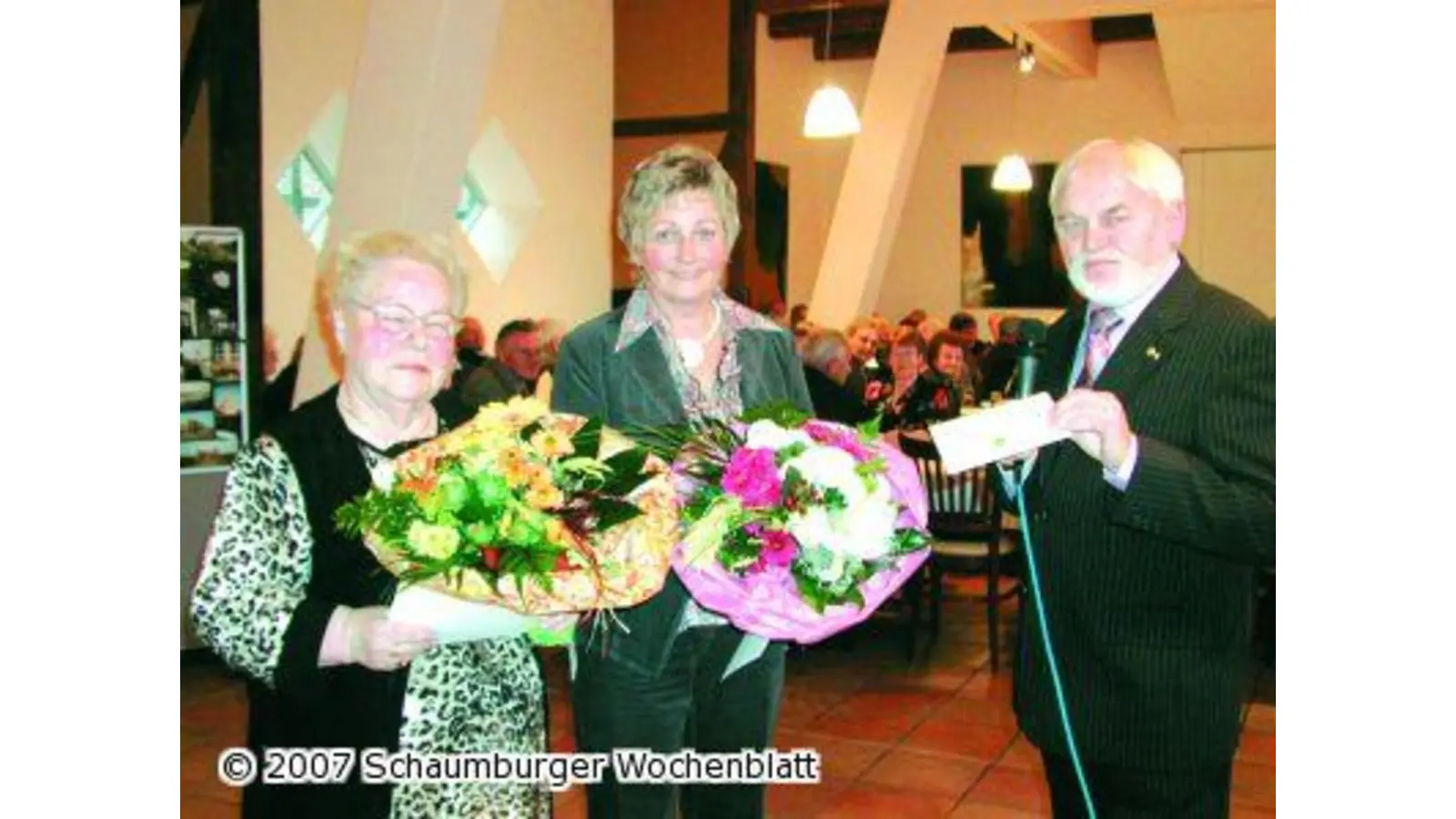 Mit 100 Mark Startkapital die Frauengruppe der Siedlergemeinschaft gegründet (Foto: red)