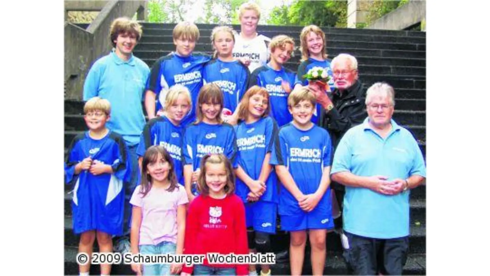 D-Jugend des MTV Obernkirchen im neuen Dress (Foto: ro)