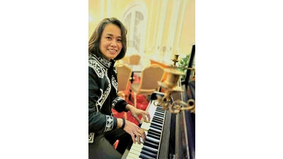 Spielt auf im Rosensaal: Glady Kruszyna und ihr Ensemble. (Foto: privat)